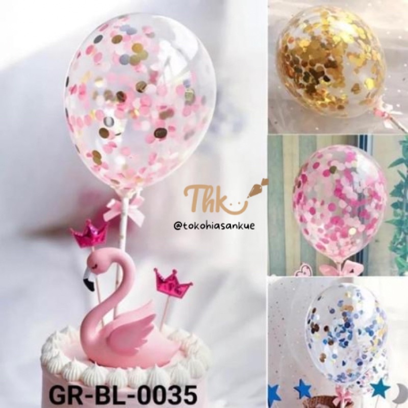 BL35 - ท็อปเปอร์เค้กบอลลูน