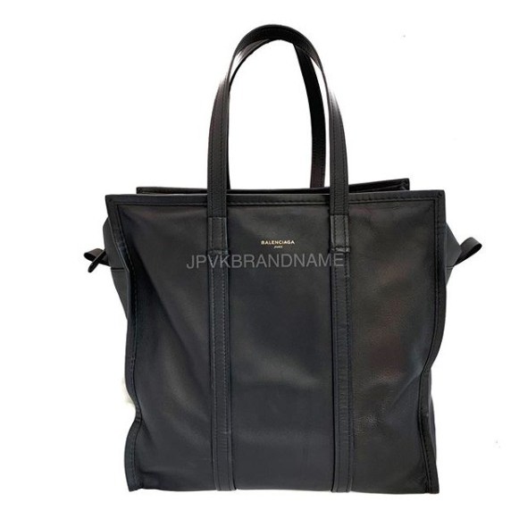 jpvkbrandname กระเป๋า Balenciaga Bazar shopper tote in Black leather