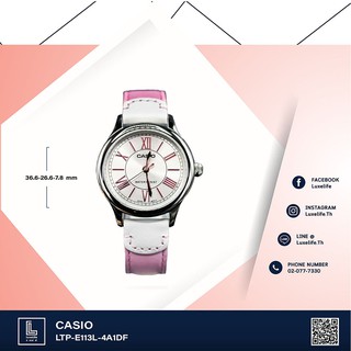 นาฬิกาข้อมือ Casio รุ่น LTP-E113L-4A1DF - นาฬิกาข้อมือผู้หญิง standard