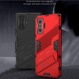 เคสโทรศัพท์มือถือแข็ง ขอบนิ่ม กันกระแทก พร้อมขาตั้ง สําหรับ Xiaomi Redmi K50 Gaming edition K50 Pro K40 Gaming edition Note 11 Pro Note 11S Mi 12 Poco M4 Pro X4 NFC