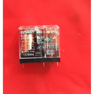 รีเลย์ G2R-2 DC 12V Relay 8 ขา 2x5A PCB ยี่ห้อ OMRON แท้ Originalพร้อมส่งออกบิลได้