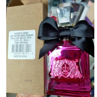 พร้อมส่ง Juicy Couture Viva La Juicy Noir EDP 100 ml. กล่องเทสเตอร์ โบว์ดำ กลิ่นหอมแสนยั่วยวน คงไว้จากในรุ่นดั้งเดิมไว้