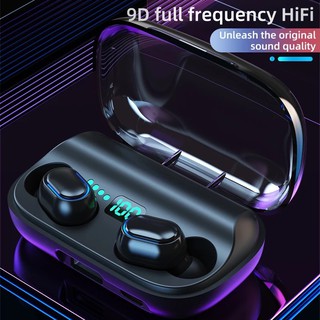 Wireless bluetooth 5.0 headset TWS headset T11 stereo call headset Battery display TWSหูฟังสเตอริโอ T11  รับประกัน