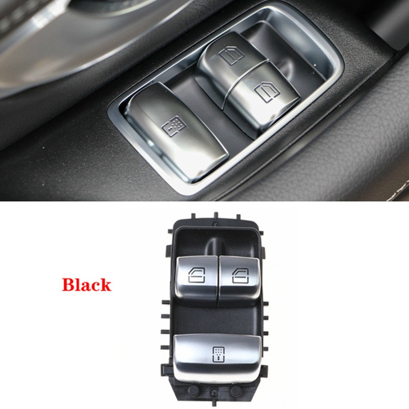 AU04 -Car Rear Window Control Switch Electric Glass Lifter Control Buttons for Mercedes-Benz W213 S3