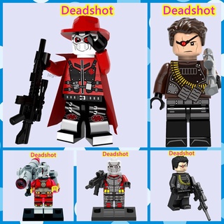 ของเล่นบล็อกตัวต่อเลโก้ รูปตุ๊กตา DC Deadshot ขนาดเล็ก สําหรับเด็ก