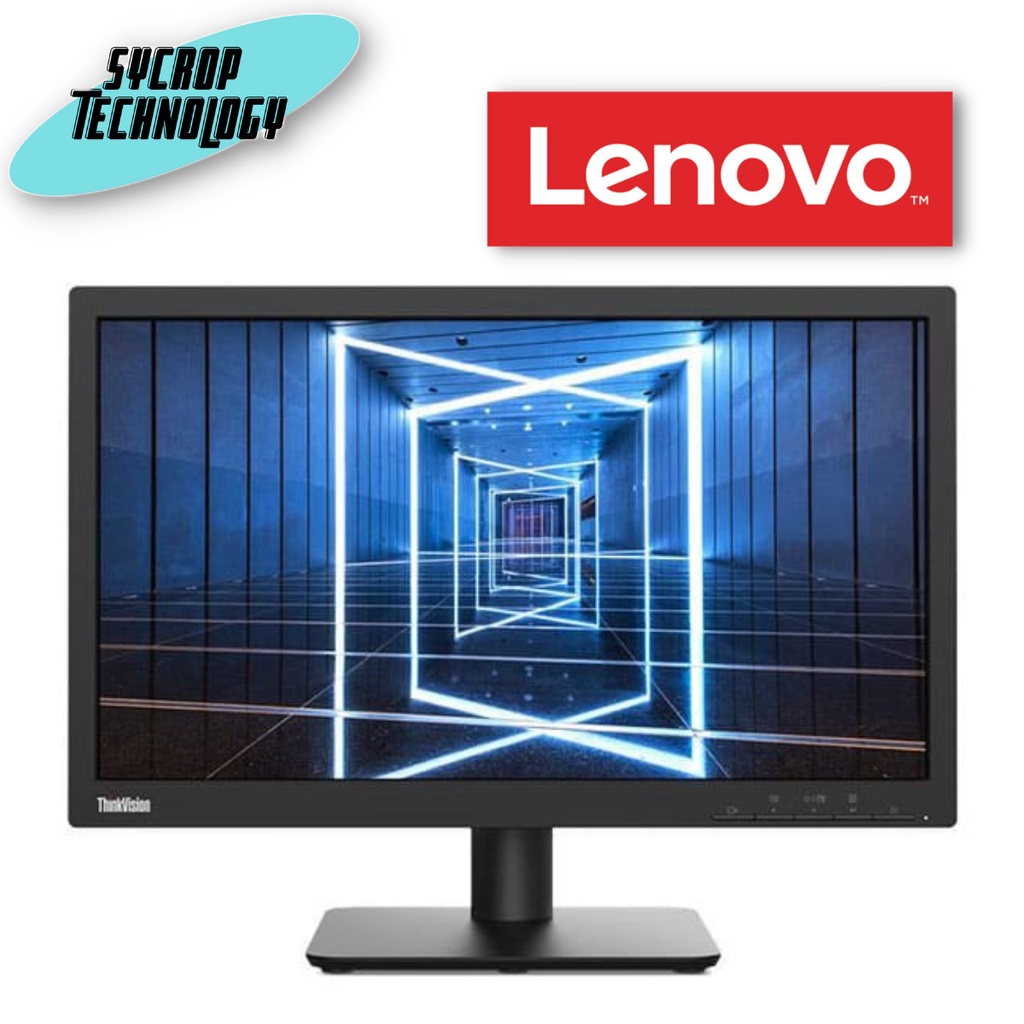 จอมอนิเตอร์ Monitor Lenovo 19.5 นิ้ว ThinkVision E20-30 (62F7KAR4WW) ประกันศูนย์