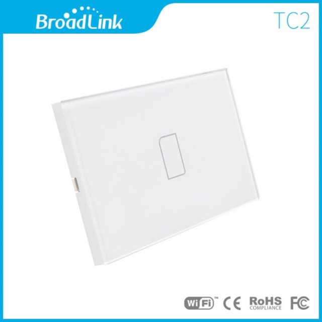 Broadlink TC2 Smart Light Switch Wall Panel (1 Gang) ขนาด 2x4 สั่งงานผ่านสมาร์ทโฟน iOS และ Android