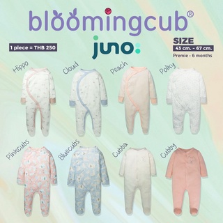 Bloomingcub ชุดหมีคลุมเท้า ชุดนอนเด็ก ชุดหมีเด็กแรกเกิด บอดี้สูทเด็ก เสื้อผ้าเด็กแรกเกิด เสื้อผ้าเด็กคลอดก่อนกำหนด