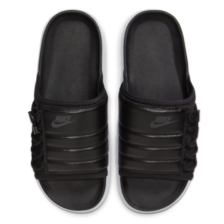 nike asuna slides all black