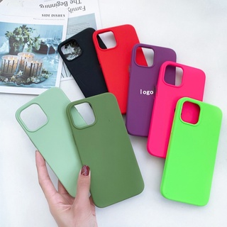 เคสโทรศัพท์ เคสกำมะหยี่โลโก้สีพื้น สำหรับ รุ่น ix xs xr xsmax