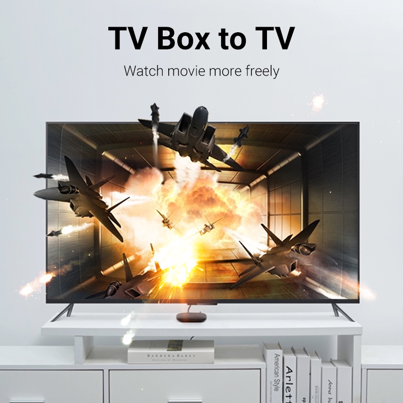 Vention สาย HDMI บางพิเศษ 4K 60Hz HDMI2.0 สายเคเบิล สําหรับ PC Xbox เกมมอนิเตอร์ ตัวผู้ เป็นตัวผู้ HD