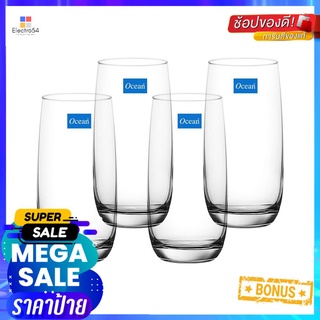 แก้วน้ำ 370ml OCEAN GLASS IVORY แพ็ค 4 ใบTUMBLER 370ML OCEAN GLASS IVORY PACK4