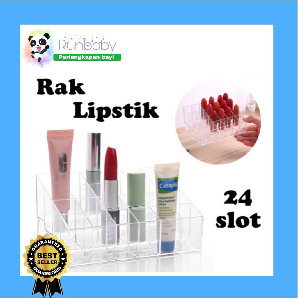 RUN600 24-SLOT ACRYLIC LIPSTICK ชั้นวางเครื่องสําอาง