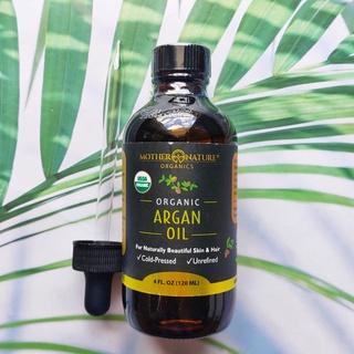 (Mother Nature®) Organic Argan Oil 120mL บำรุงผม-ผิว