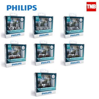 หลอดไฟหน้ารถยนต์ Philips X-Treme Vision Pro150 สว่างขึ้น +150% ขั้วไฟ H1 H4 H7 HB3 HB4 HIR2 ของแท้ มีประกัน