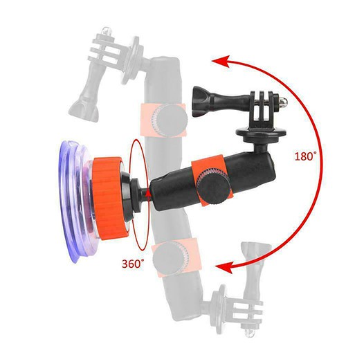Car Mount Suction Cup ตัดดูดกระจก ที่ติดกระจกรถ สำหรับ GoPro และ DJI OSMO Action
