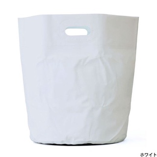 HIGHTIDE Tarp Bag Round M White (HEZ020-WH) / ถุงผ้าใบ ไซส์ M สีขาว แบรนด์ HIGHTIDE จากประเทศญี่ปุ่น