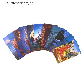 【alittlesetrtomj】เกมกระดานภาษาอังกฤษ Edgar Allan Poe Tarot สําหรับผู้เล่นหลายคน