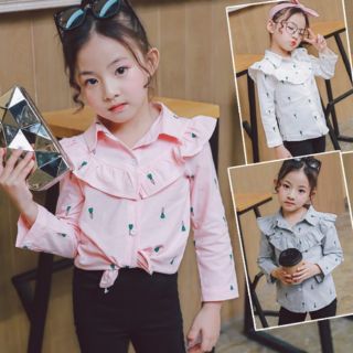 เสื้อเชิตระบายแขนยาว