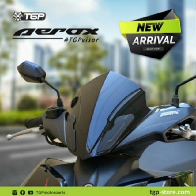 Yamaha Aerox 155 และ New Aerox Connected Shield Visors 2021-2023 Original TGP