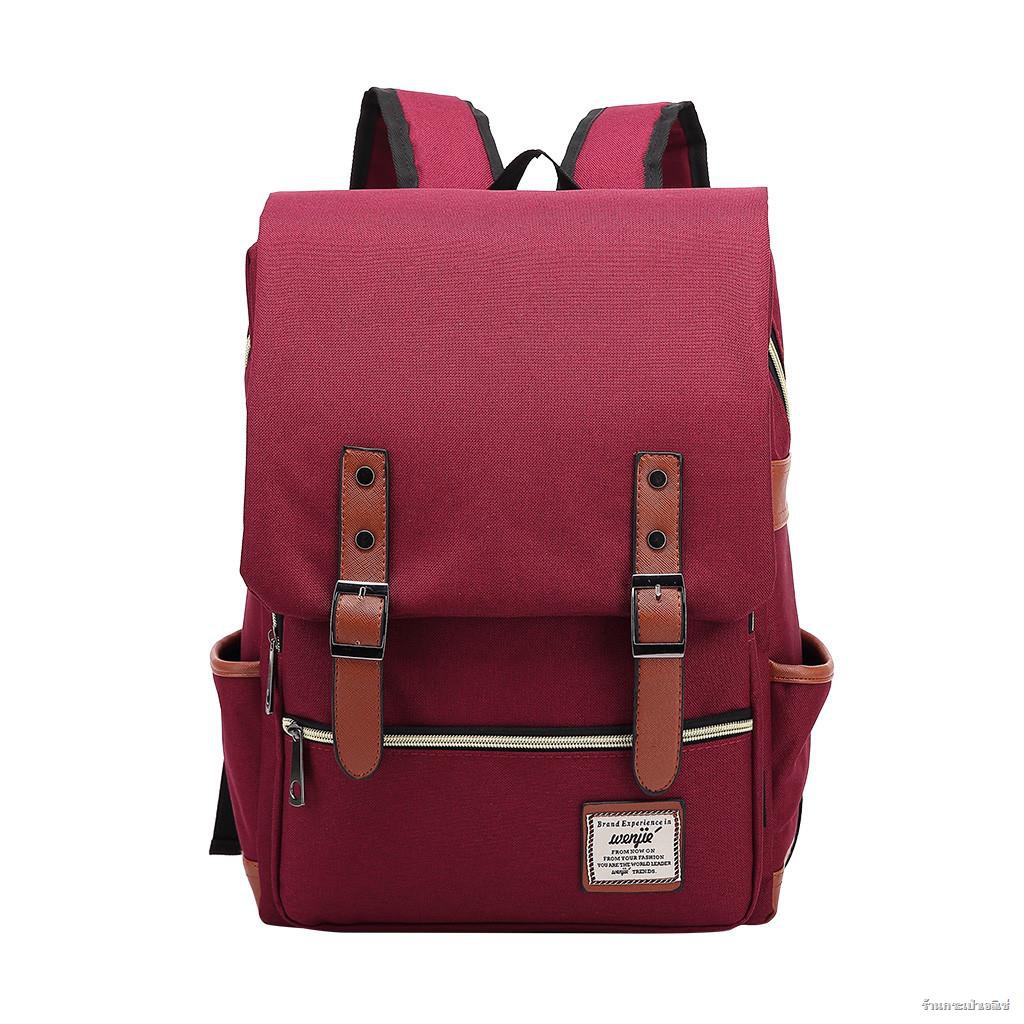 Fashion Vintage Laptop Backpack Women Canvas Bags Men canvas Travel ...