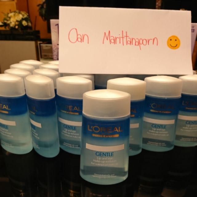 L'oreal lip&eye makeup remover