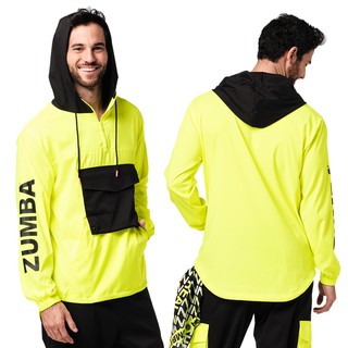 Zumba Wear : Bright Bold Zumba Half Zip Hoodie (เสื้อฮู้ดออกกำลังกายซุมบ้า)