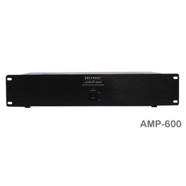 HONIC AMP-600 เครื่องขยายเสียงวัตต์สูง คุณภาพมาตรฐาน