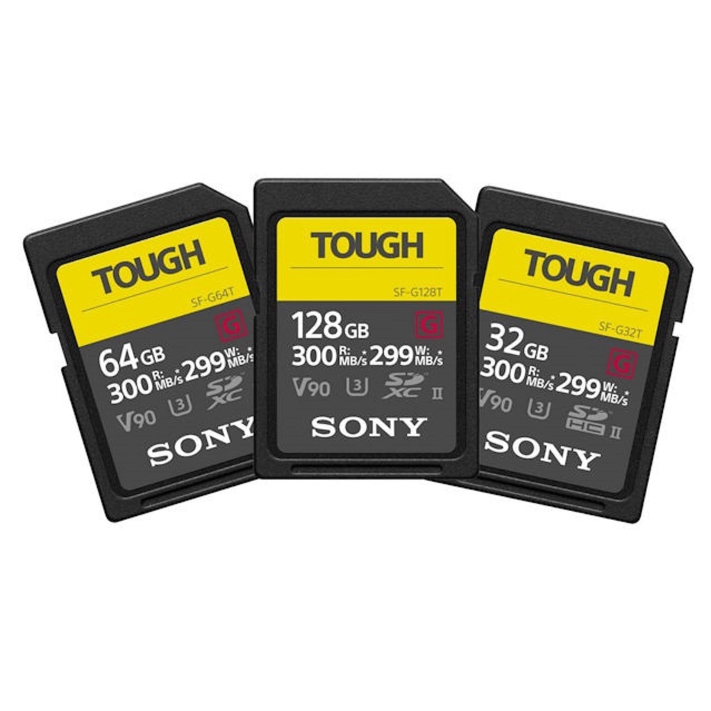Sony Tough Series UHS-II SDXC Memory Card (32GB/64GB/128GB) | Shopee ...