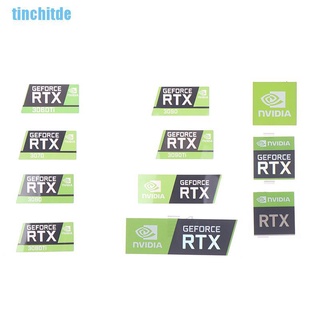 (Tinchitde) สติกเกอร์การ์ดจอแล็ปท็อป Rtx 3090Ti 3080Ti 3070 3060