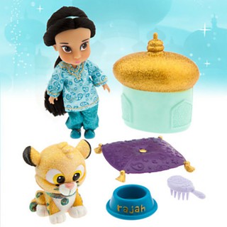 Disney Animators Collection Jasmine Mini Doll Play Set - 5 - ตุ๊กตาแอนิเมเตอร์จัสมินเซต สูง 5 นิ้ว นำเข้า Disney USA 