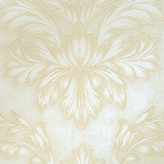 KASSA HOME วอลล์เปเปอร์ติดผนัง Luxury รุ่น 60052 ขนาด 53 x 1000 ซม. สีครีม Wallpaper