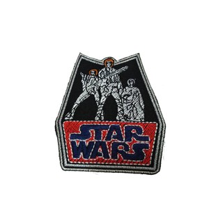 [ตัวรีด เย็บได้] [รีด/เย็บติดเสื้อได้] STAR WARS สตาวอล ป้ายติดเสื้อ logo Embroidered Sew Iron On Patches Badge