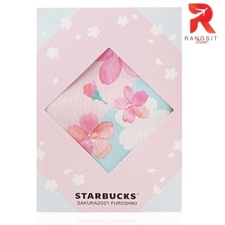 ผ้าห่อฟุโรชิกิ Starbucks Sakura 2021 Furoshiki ผ้าห่อสวยงาม ผ้าปิกนิก ผ้าปูโต๊ะ เป็นพร้อบถ่ายรูป สวยหรู ดูแพง