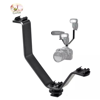 12.5cm Triple Shoe V-bracket holder(Black) กล้อง Triple 3รองเท้าแตะ V เมาท์ V-Bracket 12.5ซม.