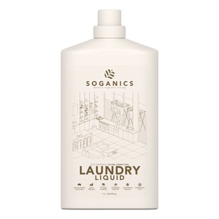 น้ำยาซักผ้า SOGANICS ยูคาลิปตัส 1 ลิตร LIQUID LAUNDRY DETERGENT SOGANICS 1L EUCALYPTUS