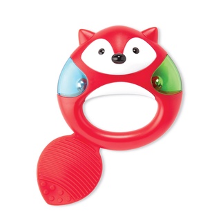 [ใช้ 2 โค้ดลดเพิ่ม] Skip Hop Explore &amp; More Fox Tambourine ของเล่นยางกัด จับถนัดมือสำหรับหนูๆ เขย่าแล้วเกิดเสียง