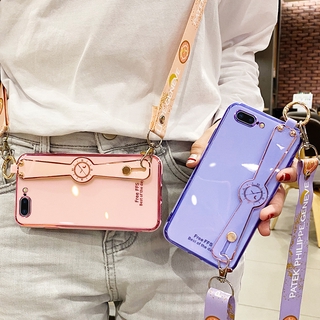 Wristband Mirror Xiaomi mi11T mi10T mi9T mi9 Redmi Note8 Note7 K20 Pro เคสมือถือ strap beautiful กระจกเงา Soft TPU Case