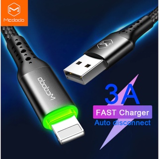 Mcdodo Auto Power off สายชาร์จip. 3A Auto disconnect and Auto Recharge