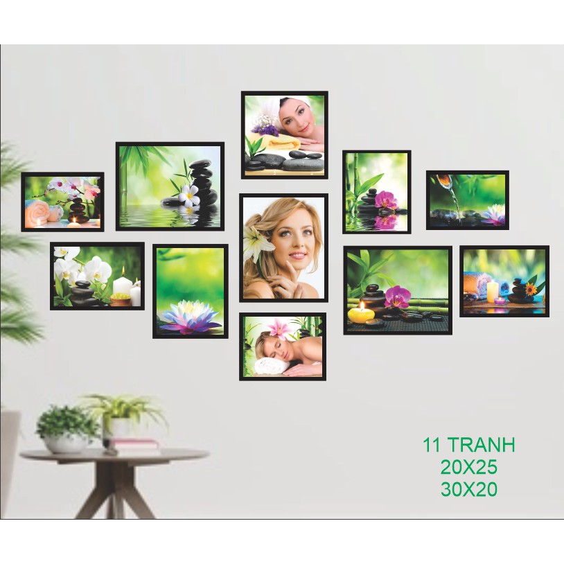 SPA PAINTING 11 PAINTINGS 30*20 0-0*25