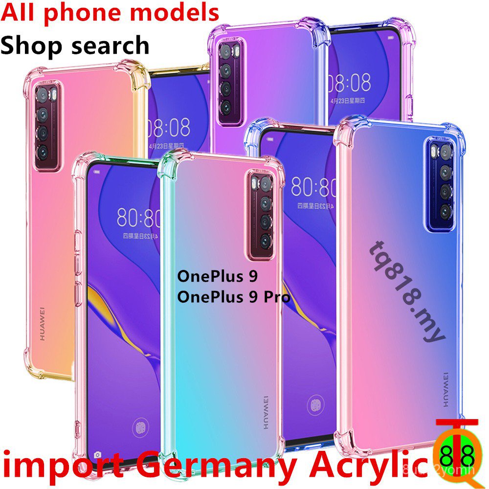 Acrylic Phone Case / OnePlus 9 9E 9R Pro 4G 5G / Soft Case / Transparent Back Case / Shell 6lEe