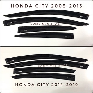 กันสาด #คิ้วกันสาด รถยนต์ #HONDA CITY ปี2008-2013/CITYปี2014-2019 เลือกเลยค่ะ