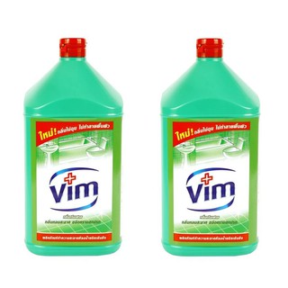 Vim น้ำยาทำความสะอาดห้องน้ำ น้ำยาล้างห้องน้ำ วิม 3500 มล x 2 ขวด