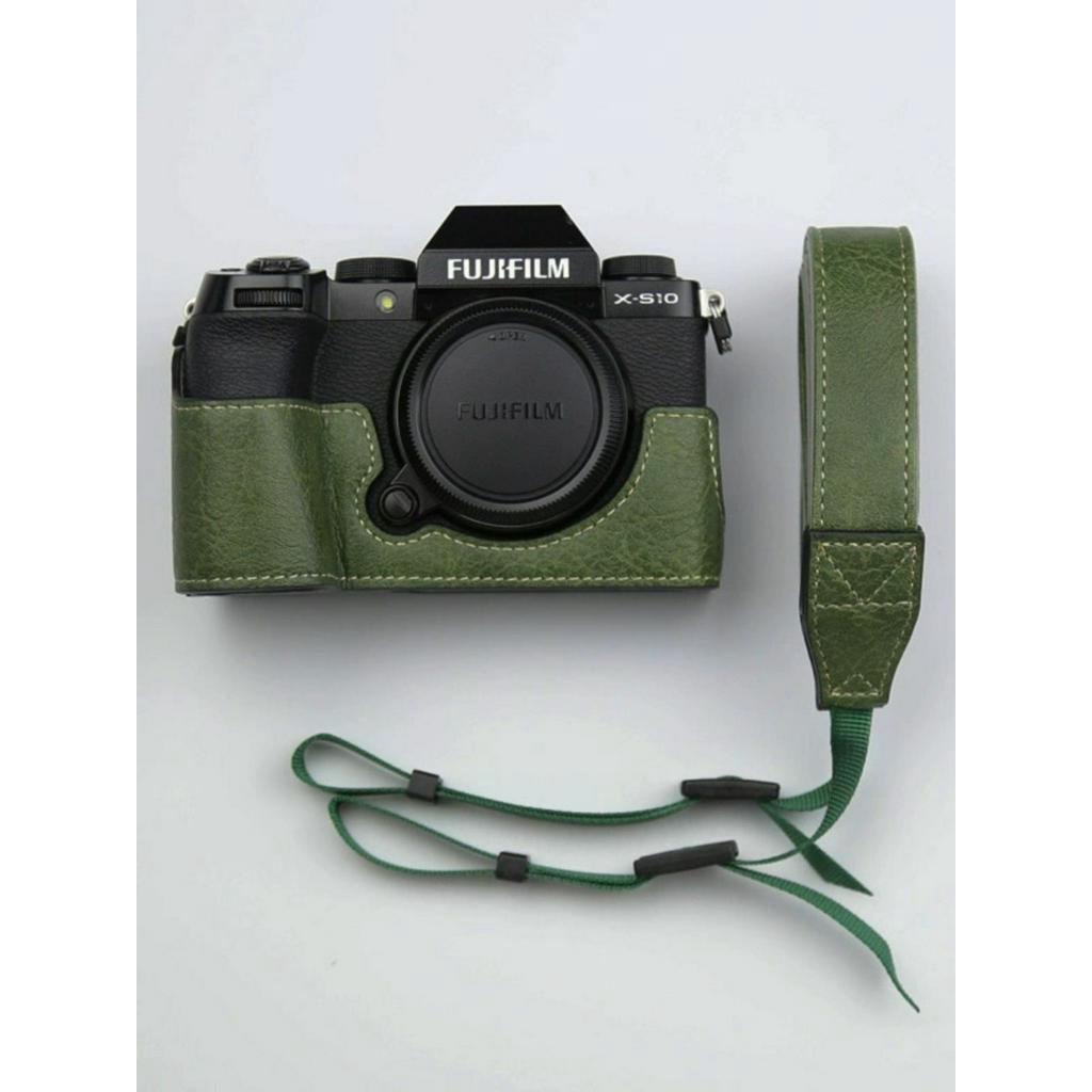 Fuji Micro Single Protective Case Retro Shoulder Camera Bag Crossbody Half Case เหมาะสําหรับ XS20/10XT30IIXT5 Base
