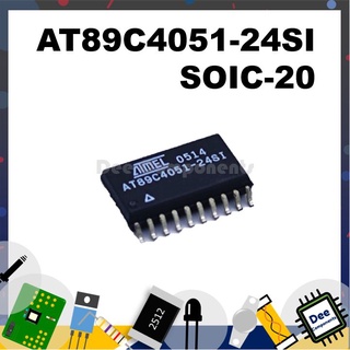 AT89C4051  Microcontrollers - MCU  SOIC-20  2.7 - 5.5 V  -40°C ~ 85°C  AT89C4051-24SI MICROCHIP 12-1-11