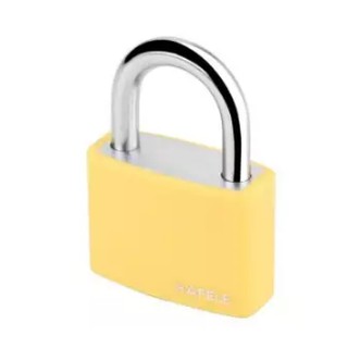 HAFELE แม่กุญแจ ตัวล็อคสายยู Mylock T65AL/40 สีเหลือง (เขียนชื่อได้) 482.01.850