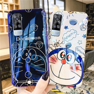 DORAEMON เคสโทรศัพท์มือถือลายการ์ตูนโดเรมอนสําหรับ Vivo Y72 5G Y20sG Y31 2021