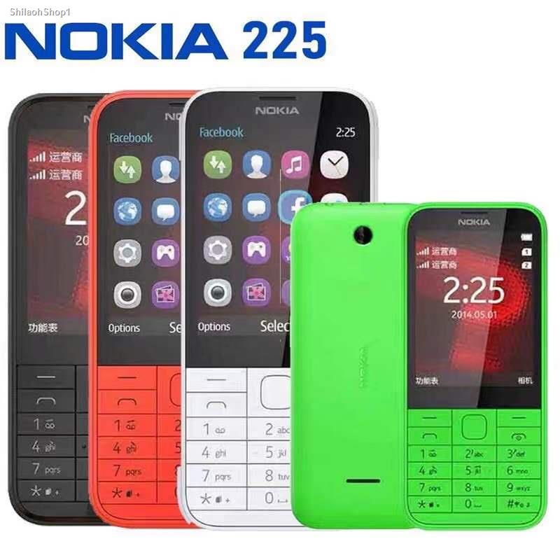 จัดส่งเฉพาะจุด จัดส่งในกรุงเทพฯโทรศัพท์ปุ่มกด Nokia 225 ของแท้100% รองรับ 3G 4G 5G ใส่ได้ทุกค่าย ปุ่มกดไทย/เมนูไทย