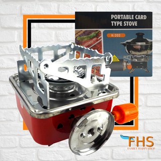 ราคาเตาสนามปิคนิค เตาพกพา เตาแก๊สปิคนิค รุ่น ZT-202 KOVAR PORTABLE CARD TYPE STOVE เตาแก๊สแคมป์ปิ้งแบบพกพา