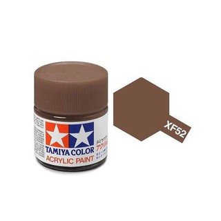 สีสูตรน้ำ TAMIYA XF-52 Flash Earth(10 ml)